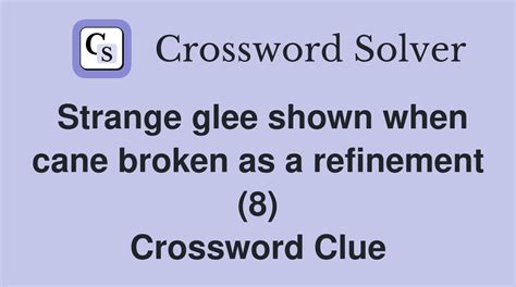 refinement crossword clue 8 letters.